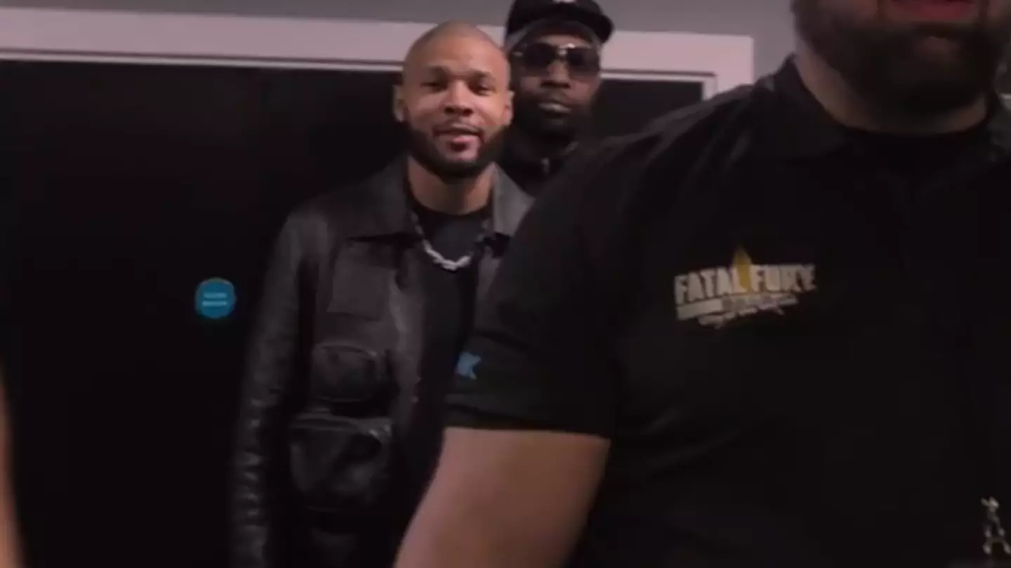 Chris Eubank Jr and Conor Benn clash in lift as unseen footage of altercation emerges after egg slap