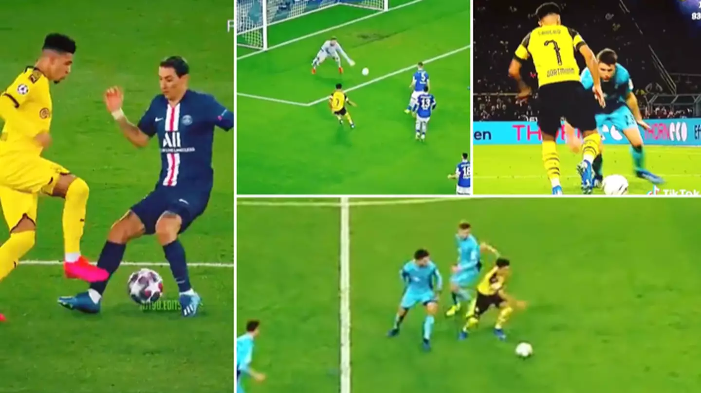 "Can Manchester United fans explain what they did to Jadon Sancho" compilation has gone viral