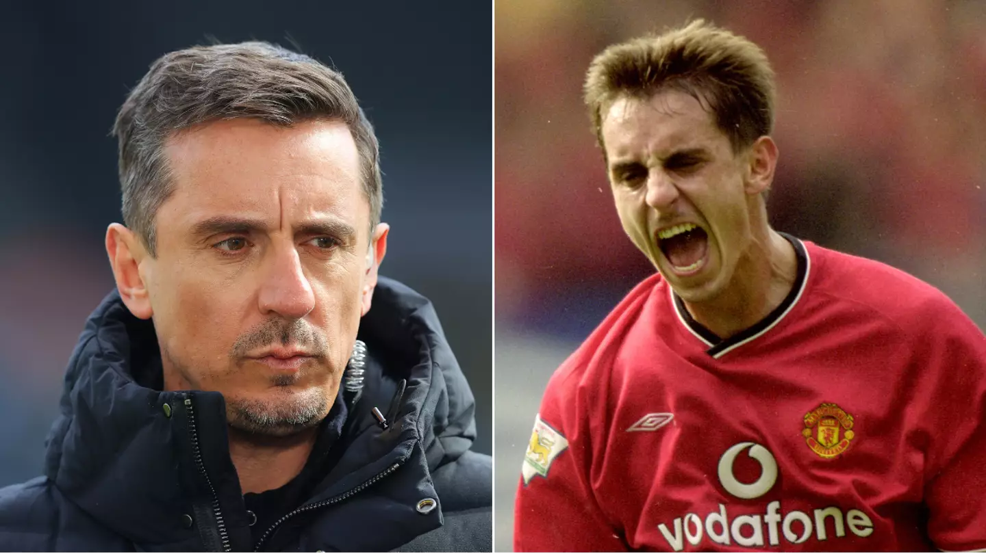 Gary Neville reveals the only time in his career he 'didn't want the ball' after he was 'mentally beaten'