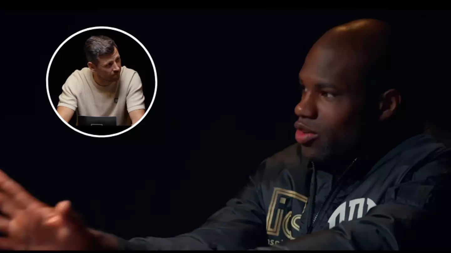 Daniel Dubois snaps at Oleksandr Usyk question and tells reporter 'not to go there'