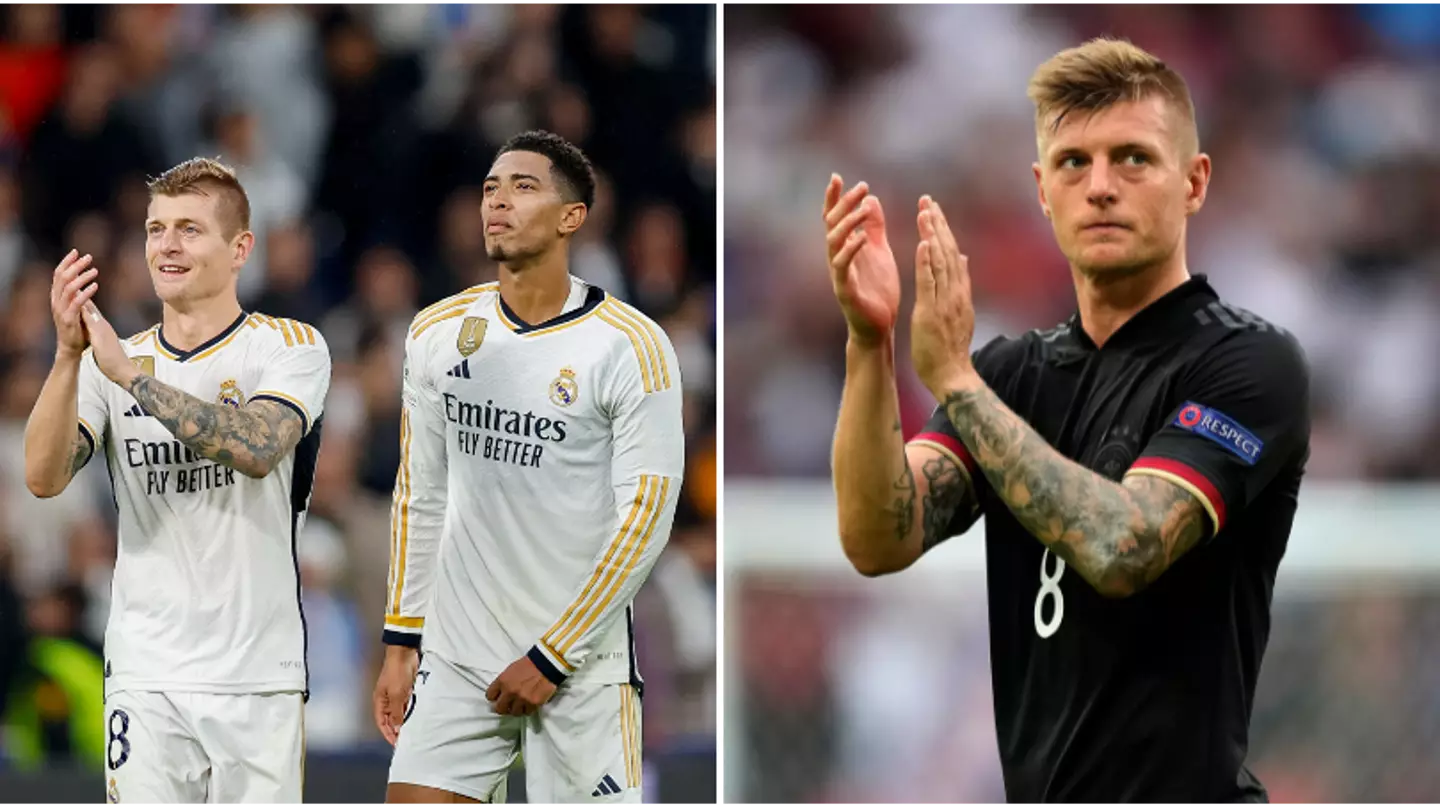 Jude Bellingham reacts after Toni Kroos announces retirement U-turn