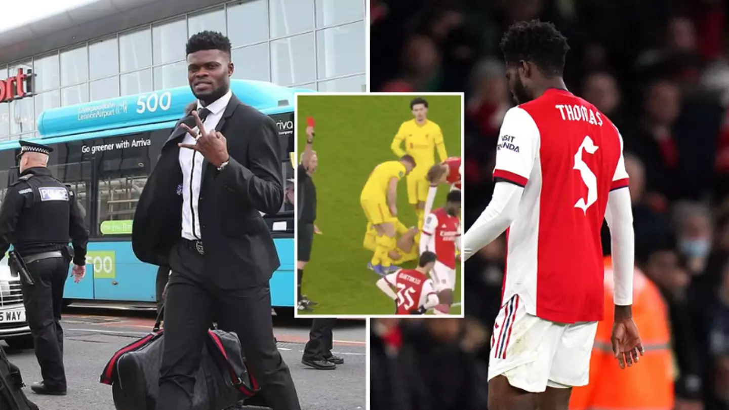 Arsenal Midfielder Thomas Partey Woke Up In Cameroon And Was Sent Off In London In The Same Day
