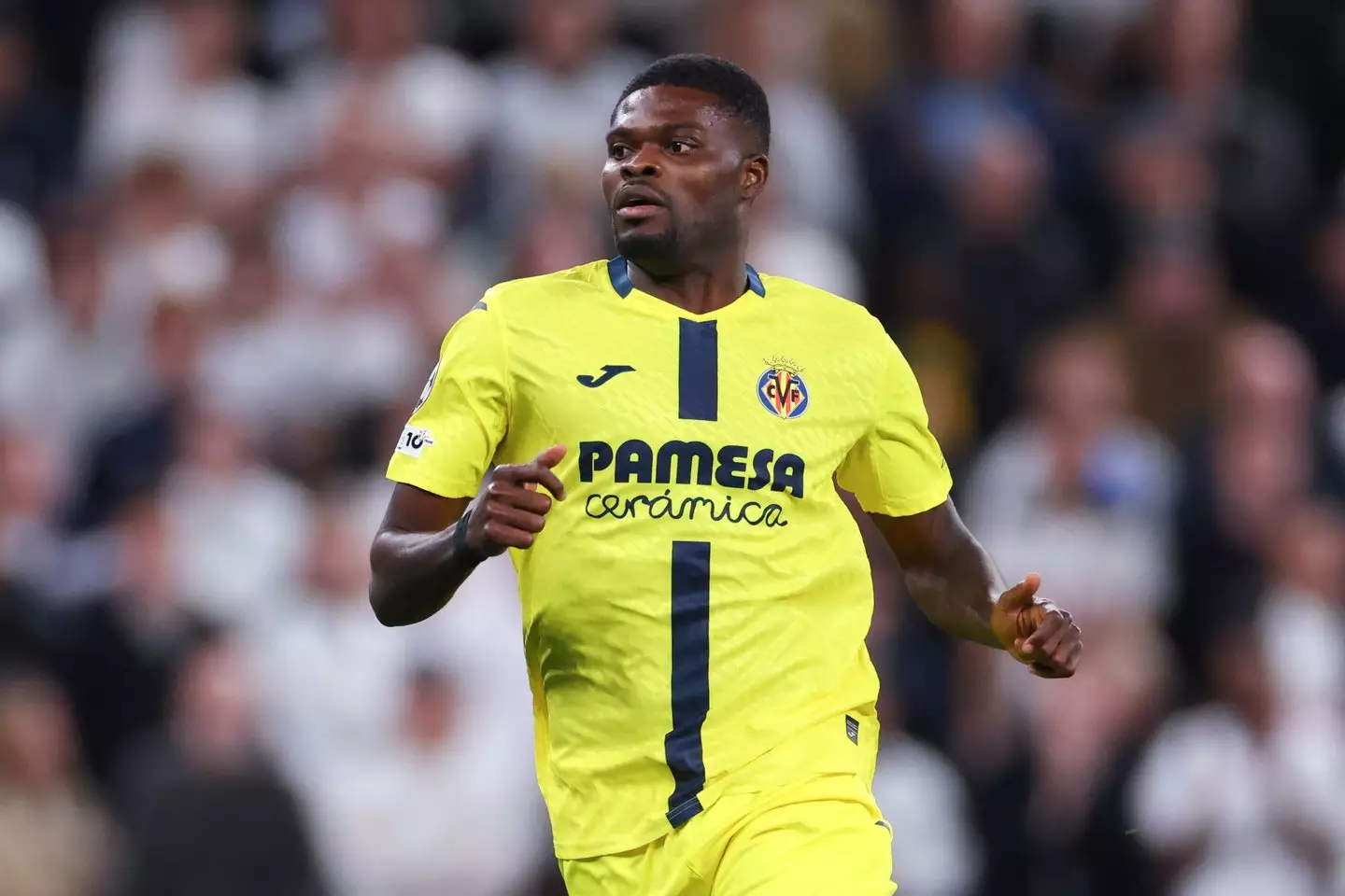 Partey is currently playing for La Liga side Villarreal (Image: Getty)