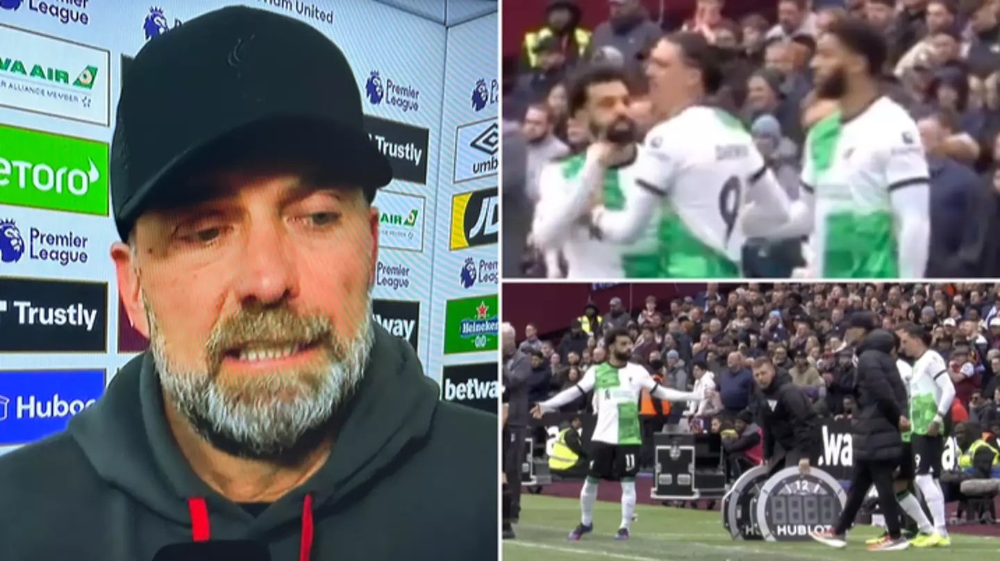 Jurgen Klopp breaks silence with telling answer after tense touchline row with Mo Salah