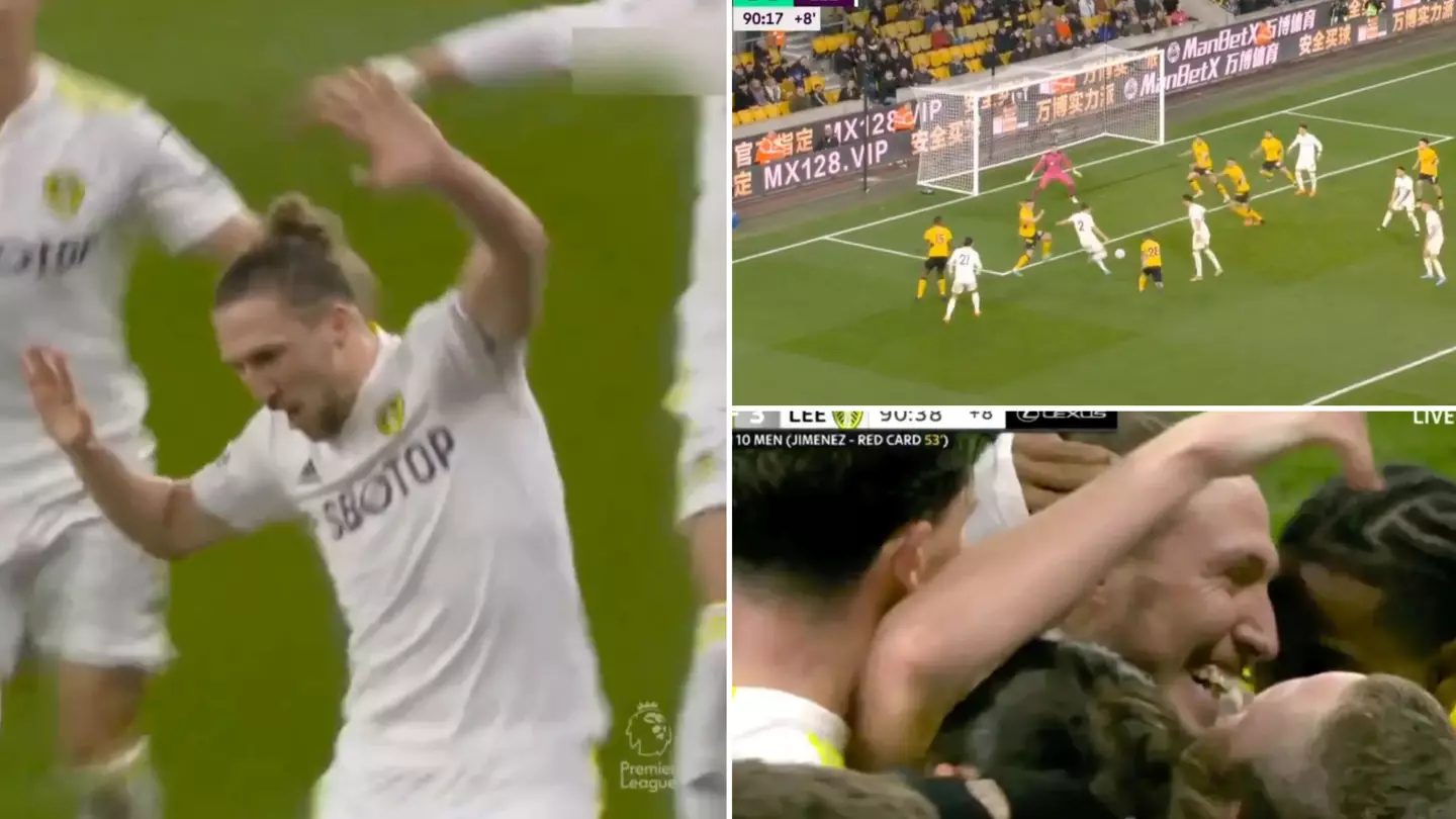 Leeds Score In The 91st Minute To Complete Dramatic Comeback, Beat Wolves 3-2