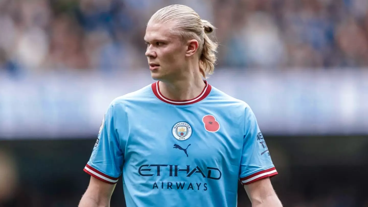 Erling Haaland in action against Brentford (Alamy)