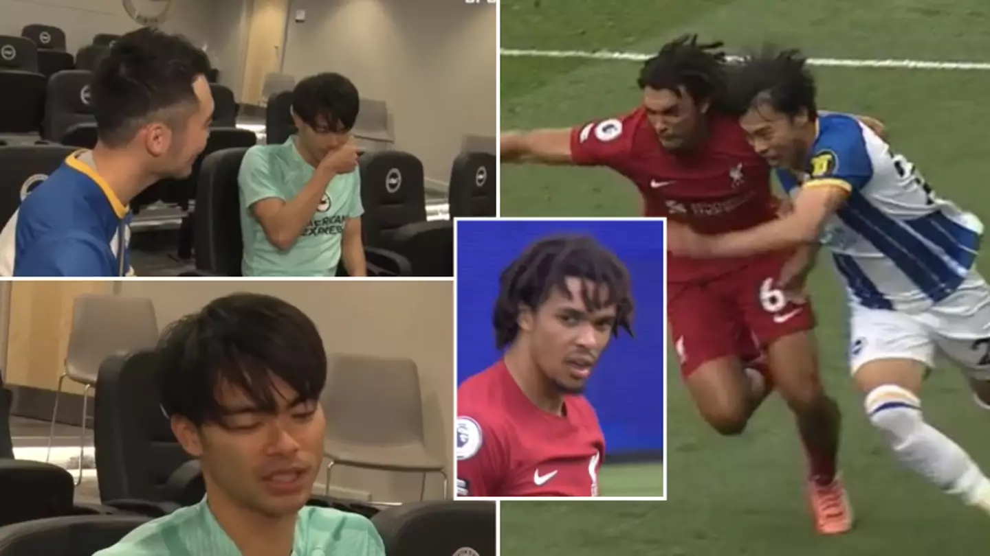 Kaoru Mitoma jumps to defence of Trent Alexander-Arnold during interview, he's a class act