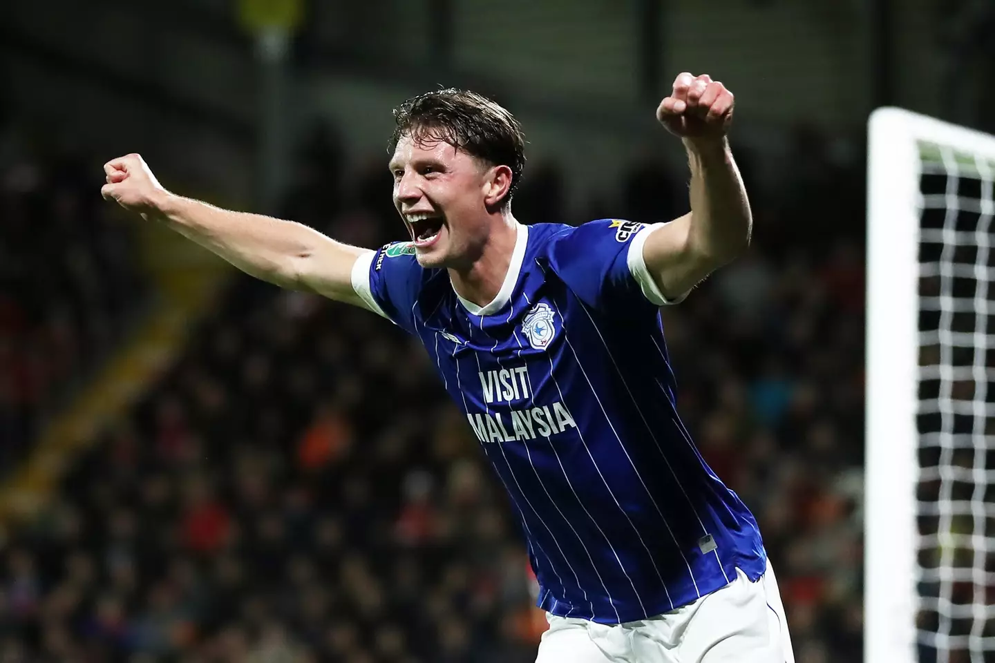 Will Fish scored the winner for Cardiff against Wrexham. Image: Getty