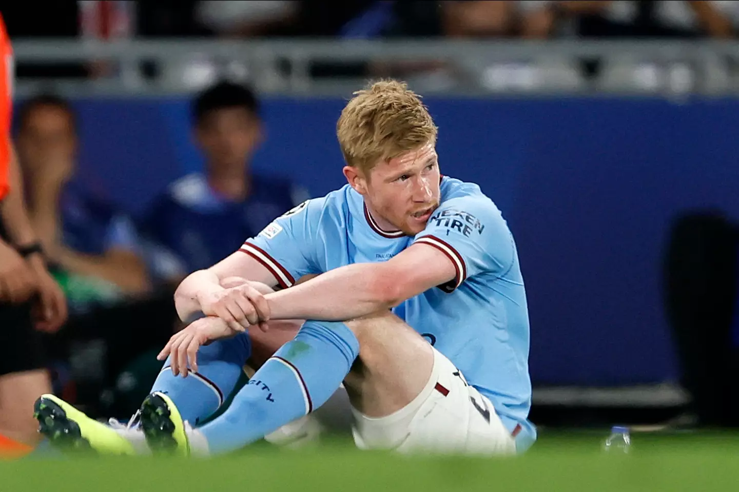 De Bruyne has suffered three injuries against Inter. Image: Getty