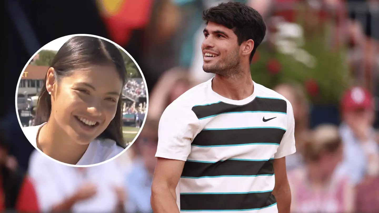 Emma Raducanu breaks silence on Carlos Alcaraz romance rumours as fans claim to have spotted telling detail