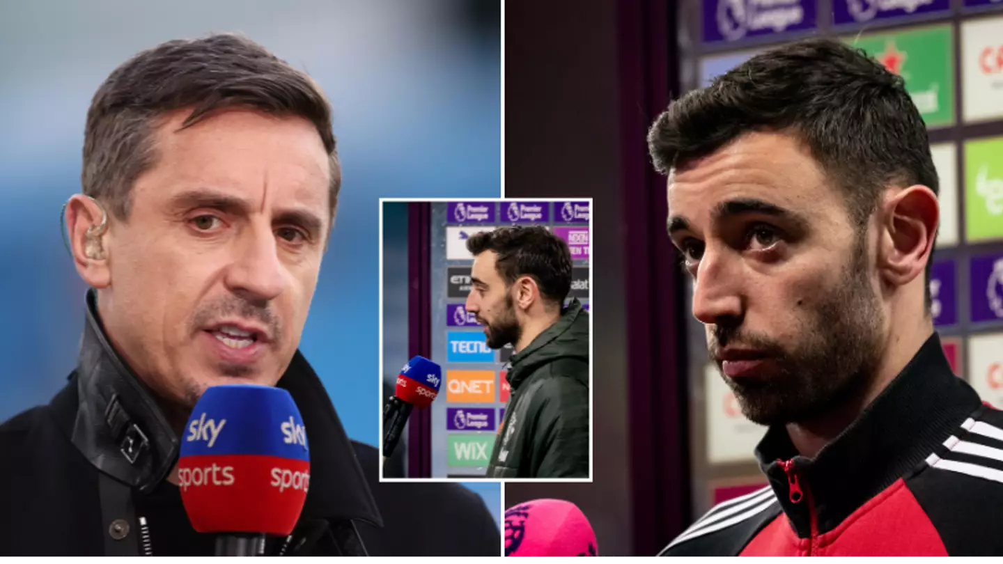 Bruno Fernandes 'unlikely' to speak to Gary Neville in interviews this season