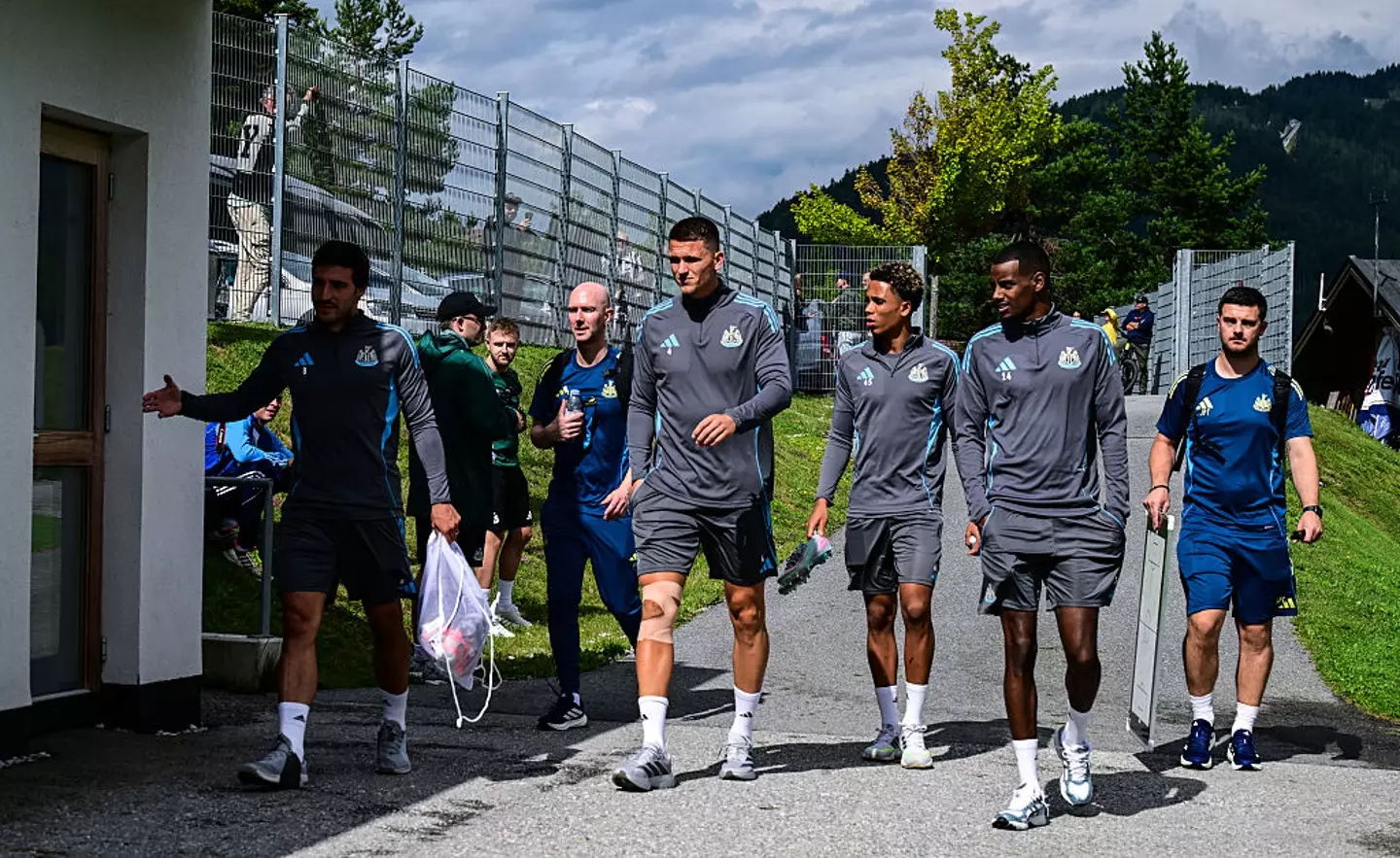 Alexander Isak is part of Newcastle's pre-season tour (Credit:Getty)