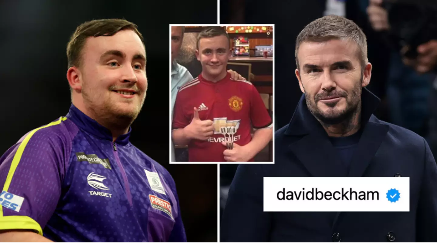 David Beckham has slid into Luke Littler's DMs ahead of World Championship final with 'crazy' message