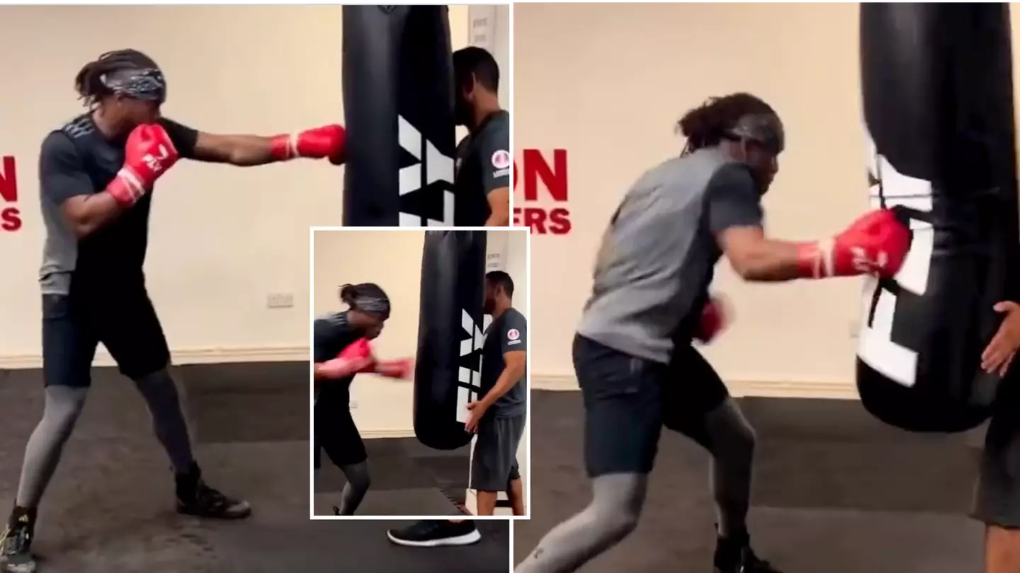 Fans think Tommy Fury is going to destroy KSI after footage emerges of YouTuber training