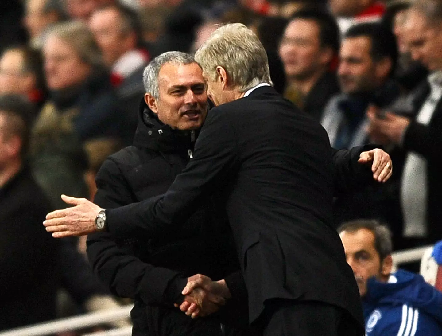 Jose Mourinho and Arsene Wenger. (Alamy)