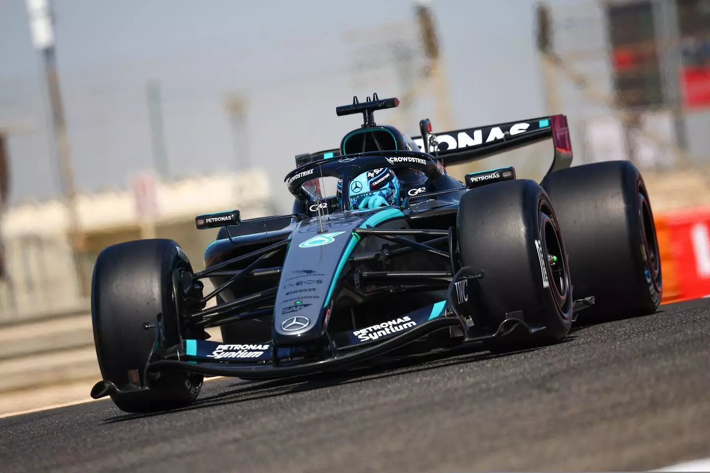 Mercedes have been accused of 'sandbagging' in Bahrain. Image: Getty