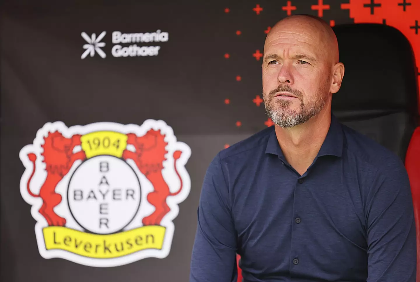 Erik ten Hag is head coach of Bayer Leverkusen (Credit:Getty)