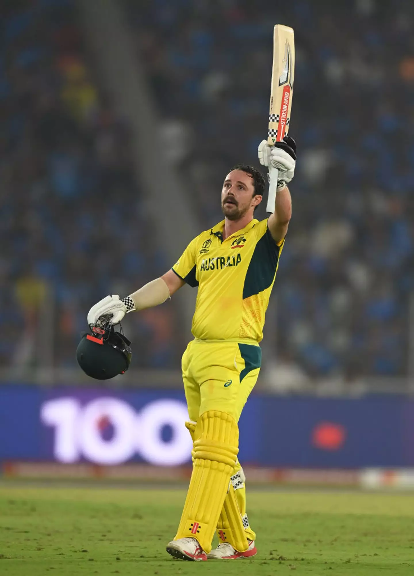 Travis Head guided Australia to their sixth Cricket World Cup title (Image: Getty)