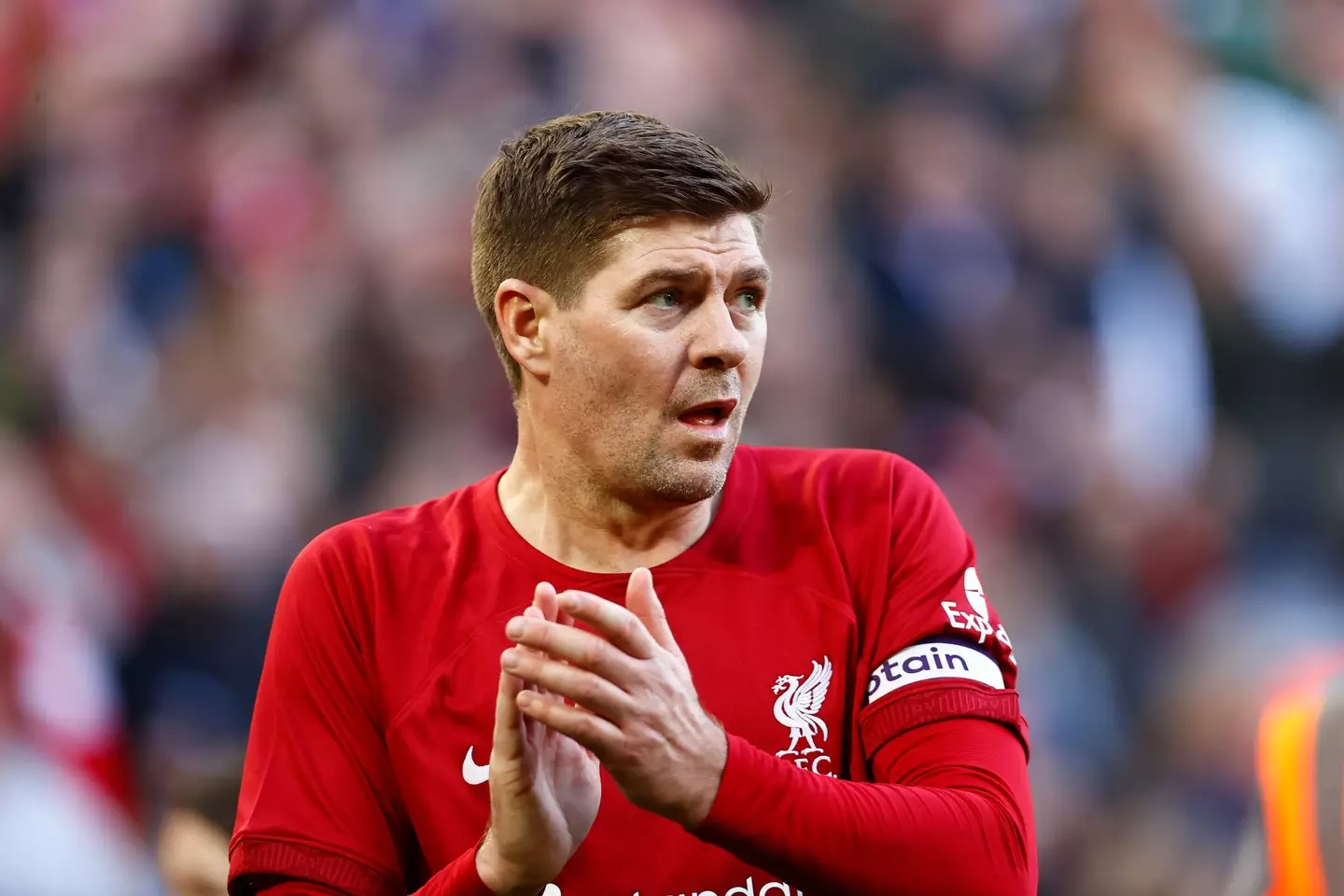 Gerrard captained Liverpool Legedns to a victory against Celtic Legends. (