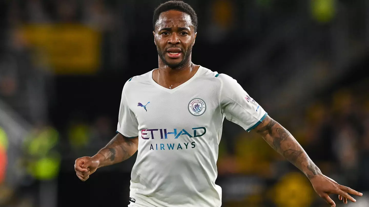 Manchester City's Raheem Sterling in action (Image: Alamy)