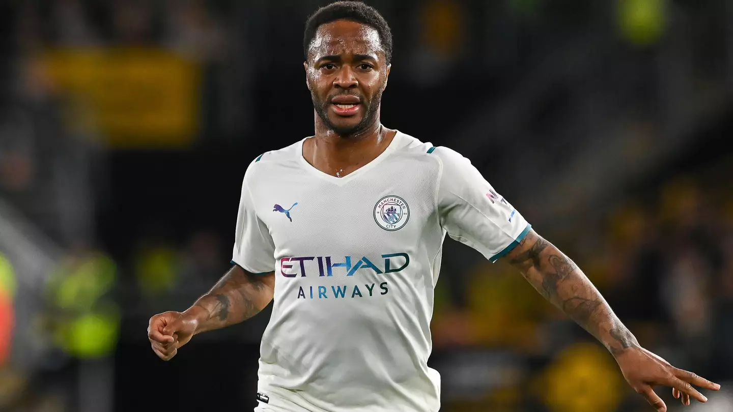 Manchester City's Raheem Sterling in action for Pep Guardiola's side. (Alamy)