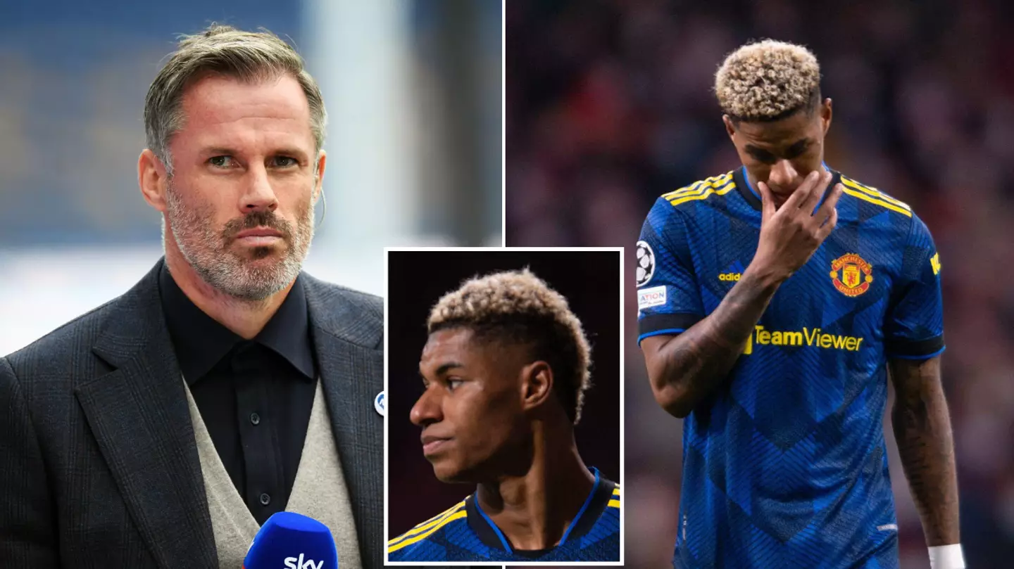 Jamie Carragher Delivers Damning Criticism Of Marcus Rashford After Atletico Madrid Draw