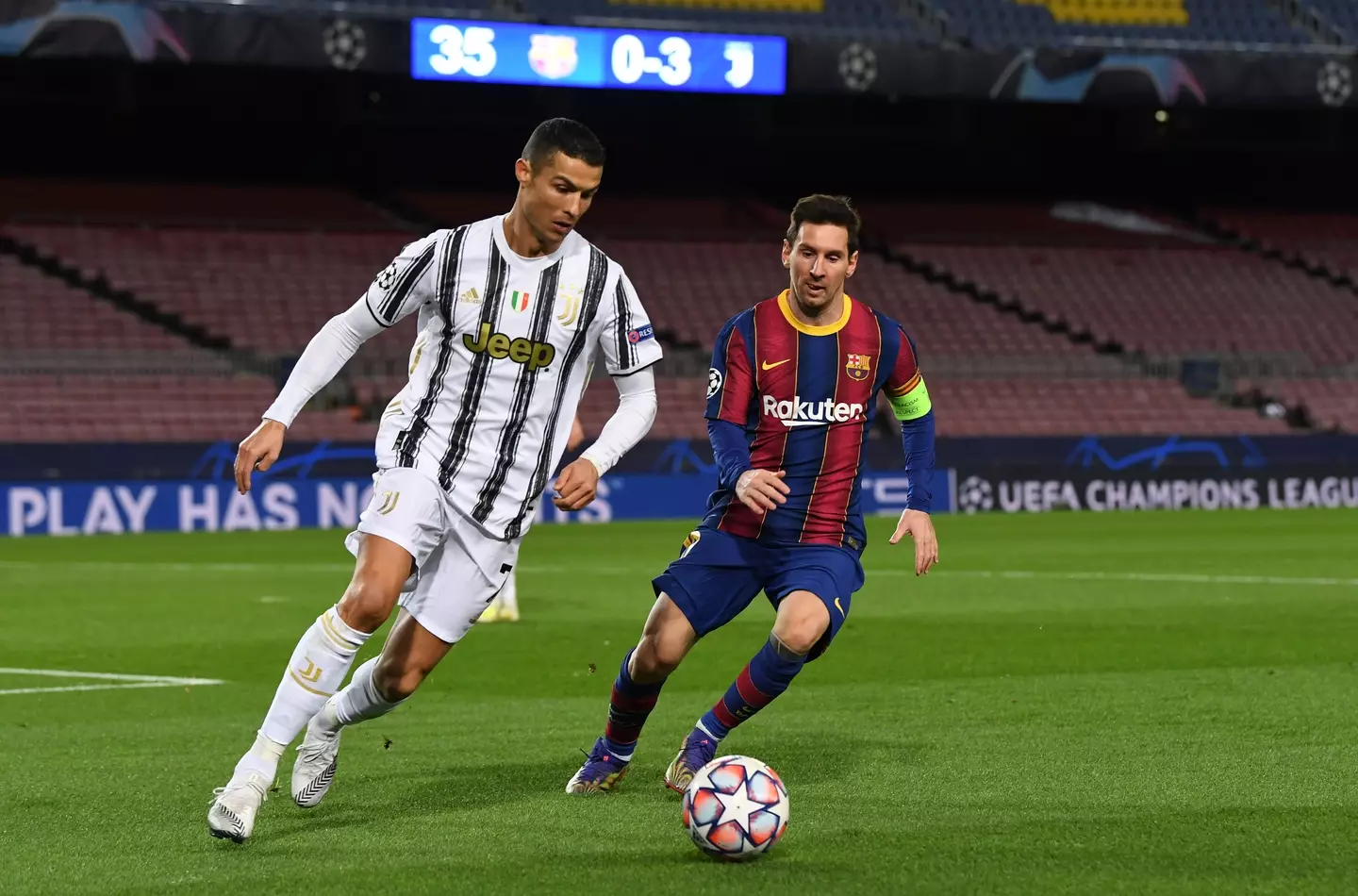 Ronaldo and Messi in their prime (David Ramos/Getty Images)