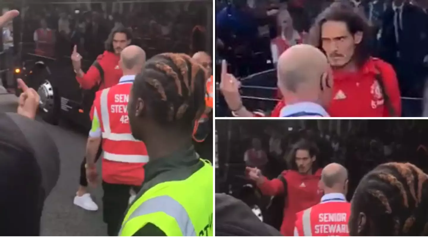 Edinson Cavani’s Brutal Response To Fans After Manchester United Season Ended In Disappointing Defeat