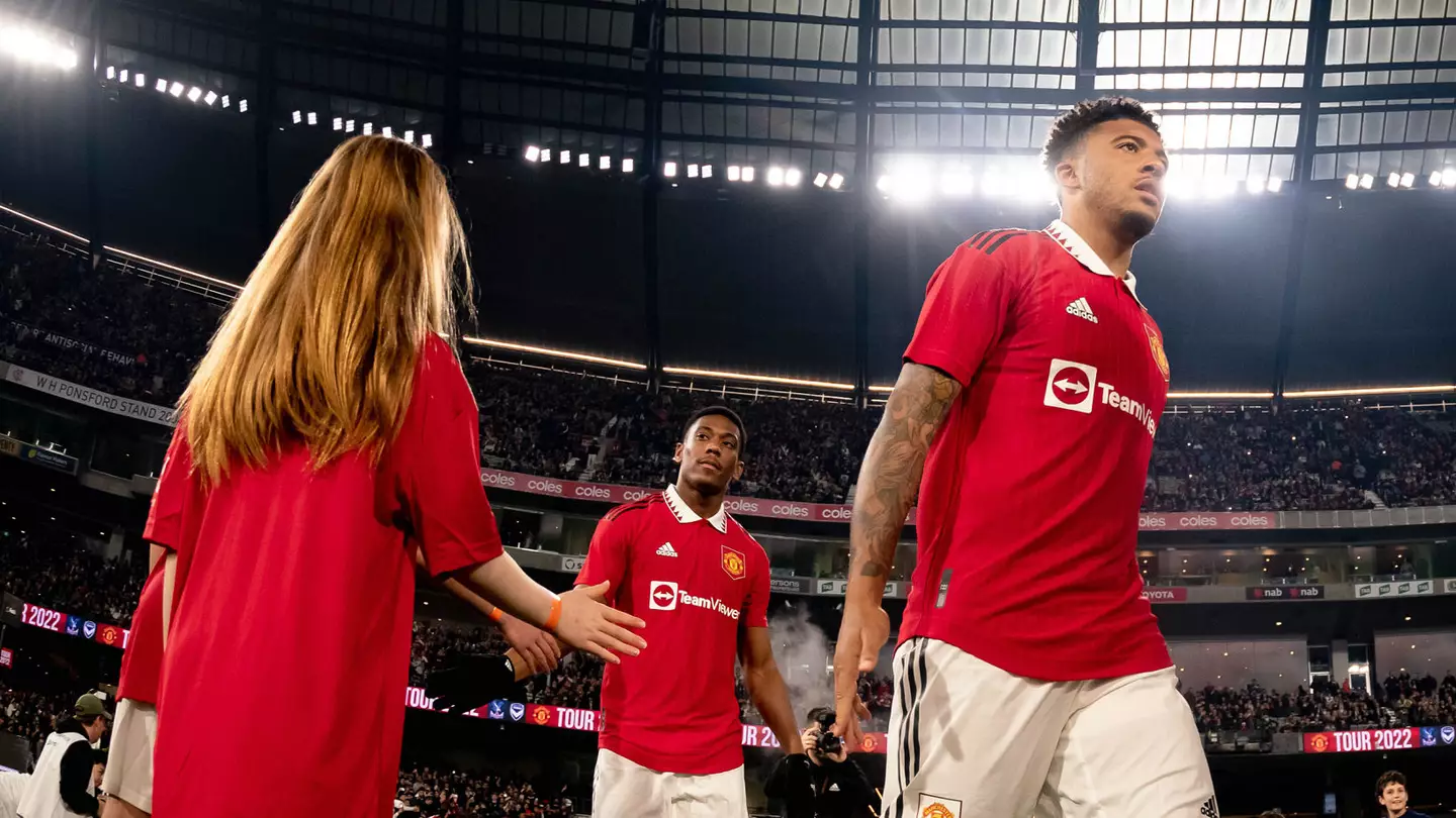 Anthony Martial and Jadon Sancho