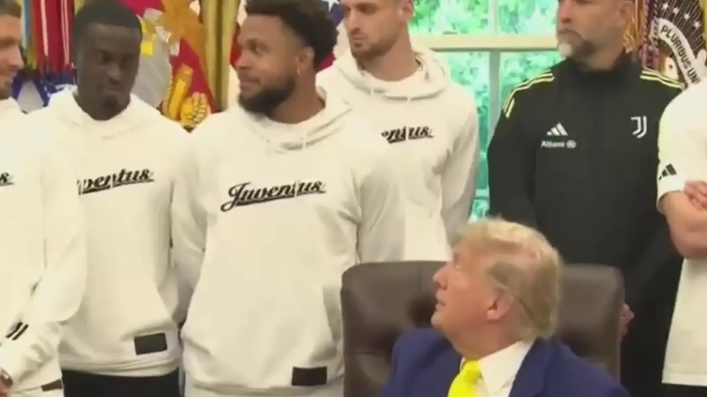 Donald Trump causes outrage with 'horrible' and 'awkward' comment to Juventus squad in the Oval Office