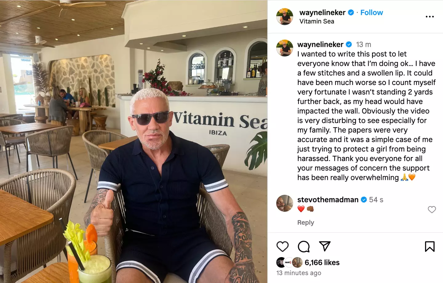 Image: Instagram/@WayneLineker