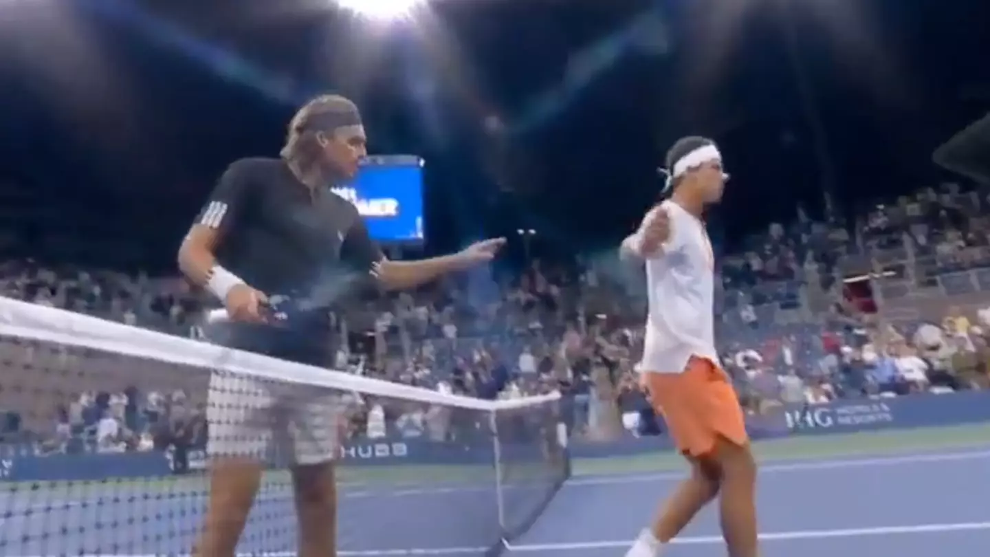 Stefanos Tsitsipas confronts US Open opponent as mics pick up furious comment after defeat