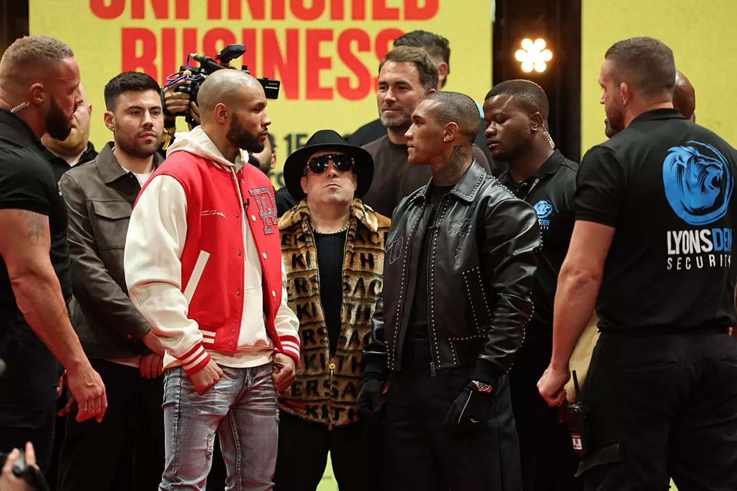 The boxing champions will go head to head again this weekend (Getty/Mark Robinson)