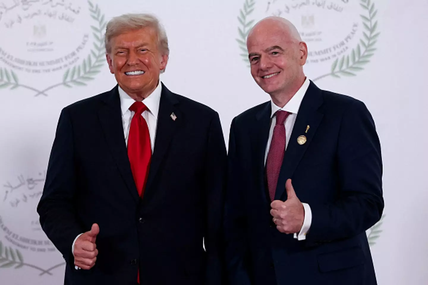Trump and Infantino have developed a close relationship during the build-up to the 2026 FIFA World Cup (Image: Getty)