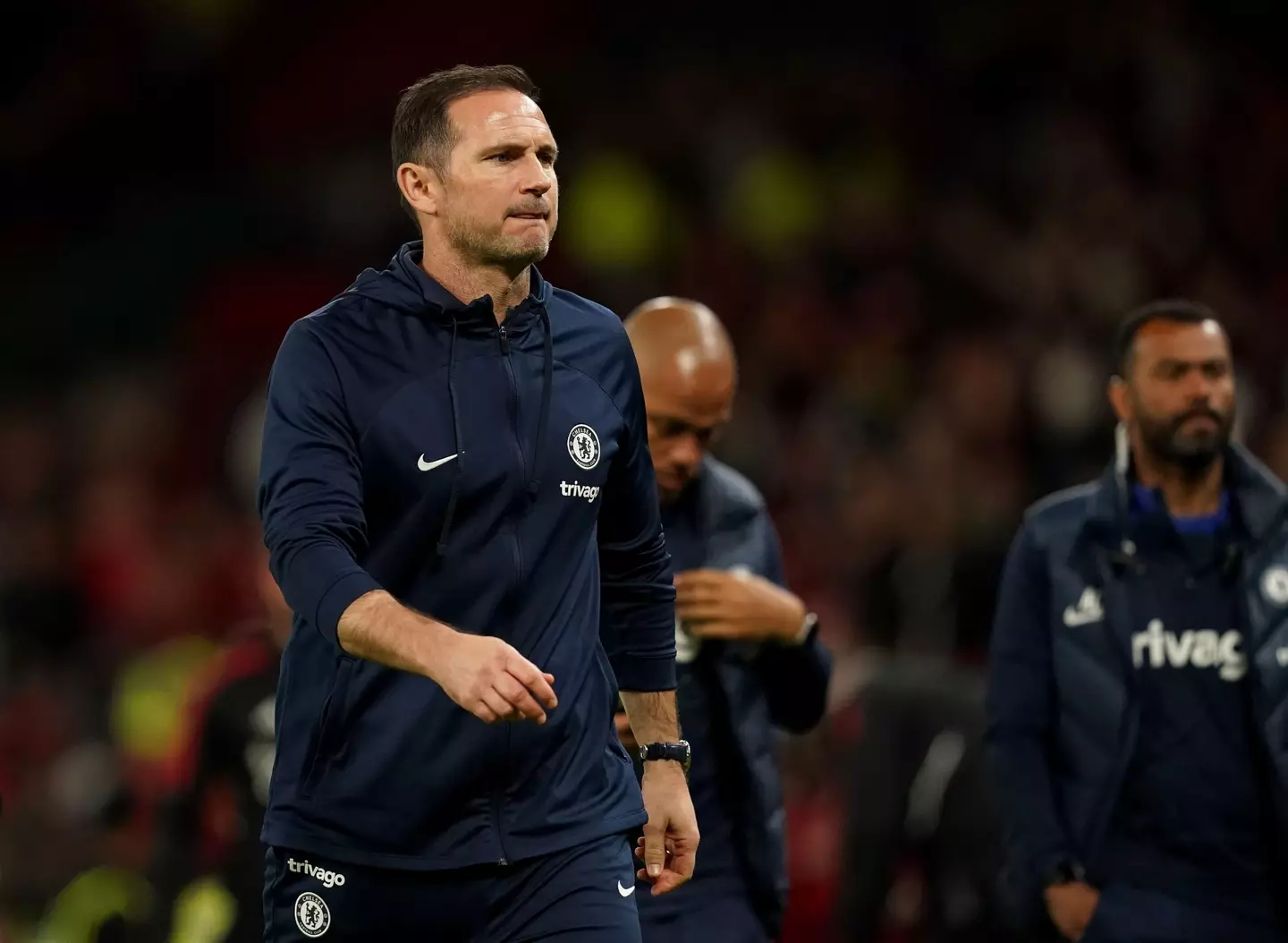 It was another tough night for Lampard. Image: Alamy