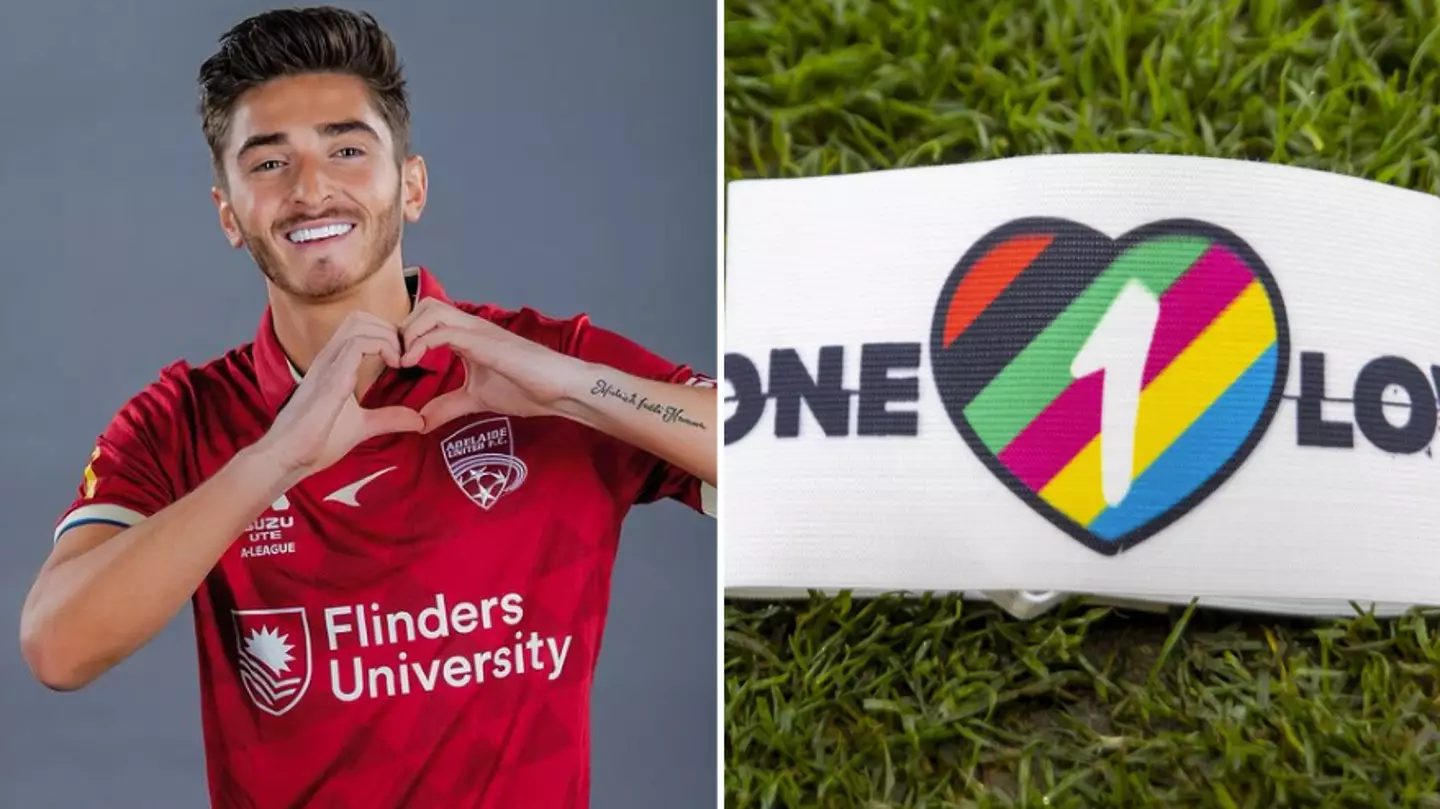 Openly gay footballer Josh Cavallo unloads on FIFA's decision to ban 'One Love' armbands