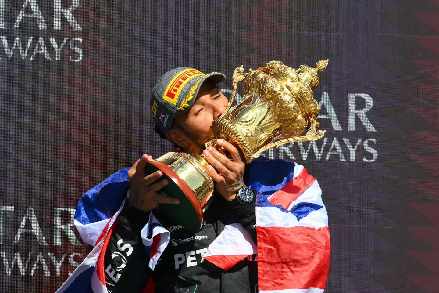 Lewis Hamilton after winning British GP.