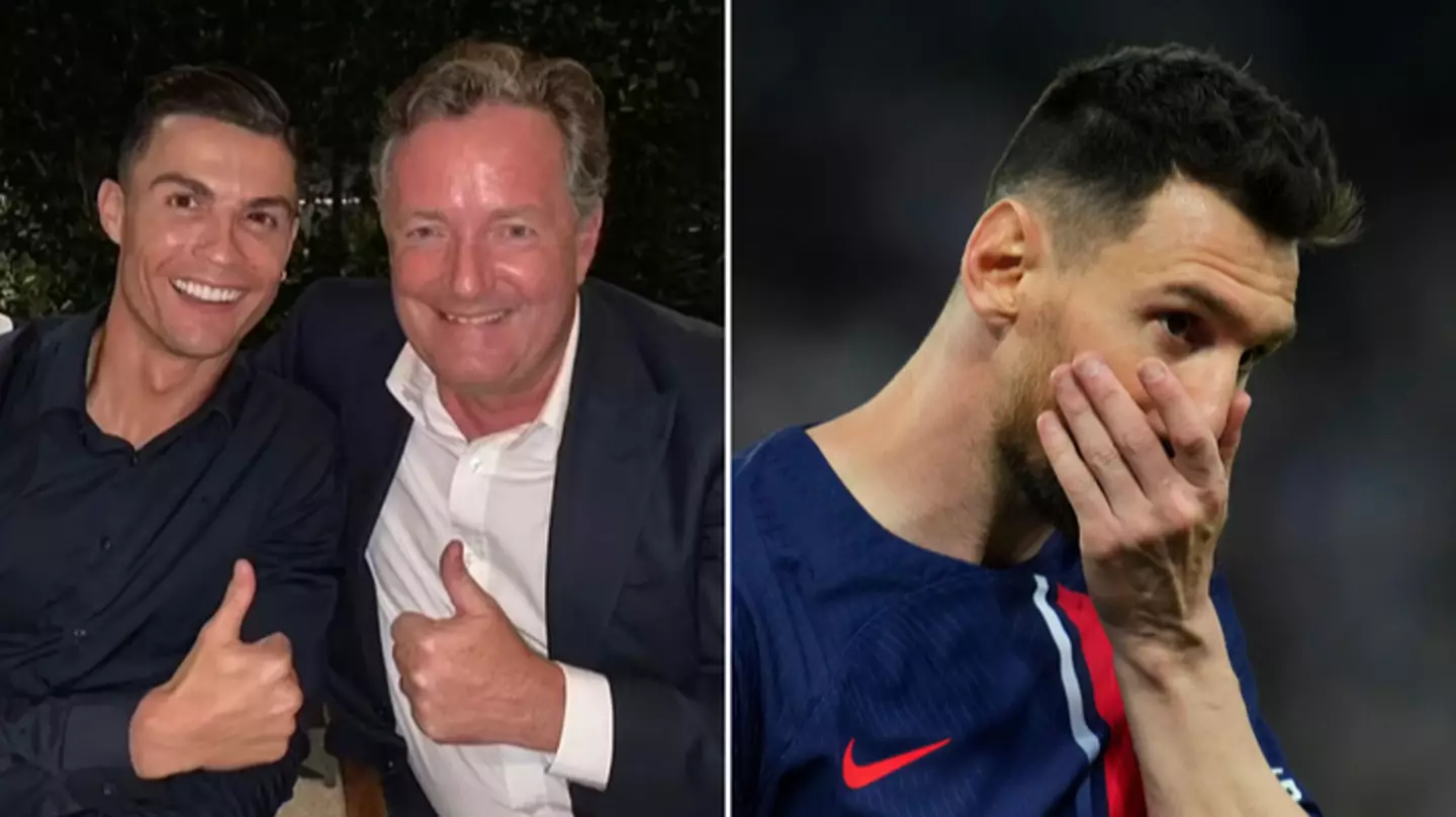 Piers Morgan brings up Cristiano Ronaldo as he reacts to Lionel Messi’s move to Inter Miami