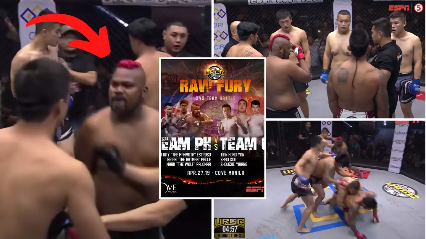 'This S**t's Crazy' - Footage Of 3-Vs-3 MMA Fight Is Just Pure Chaos From Start To Finish