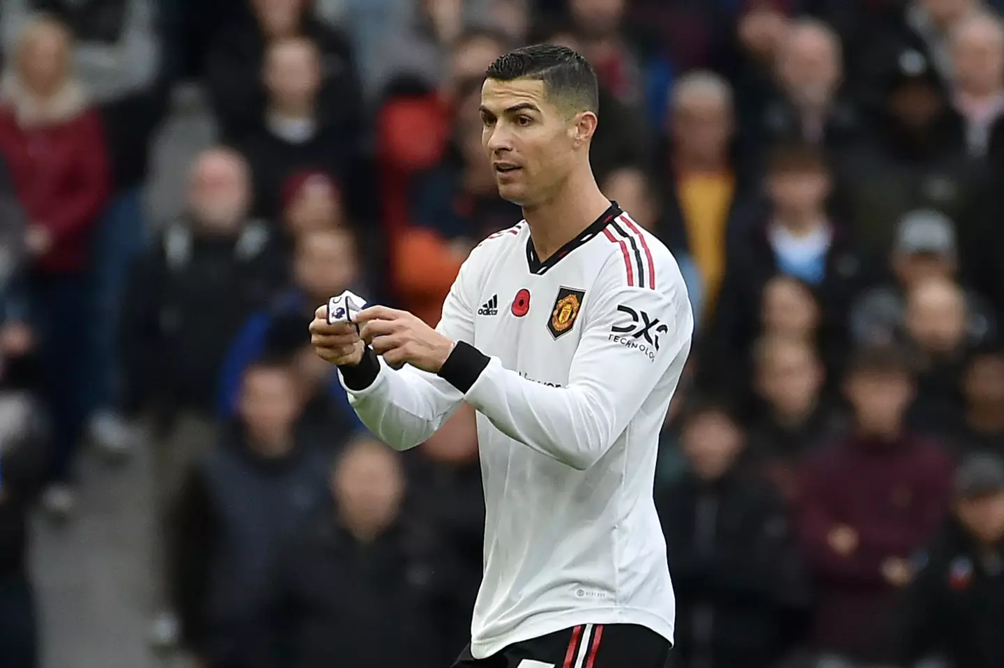 Ronaldo's second spell at United is ending in dramatic fashion. (Image