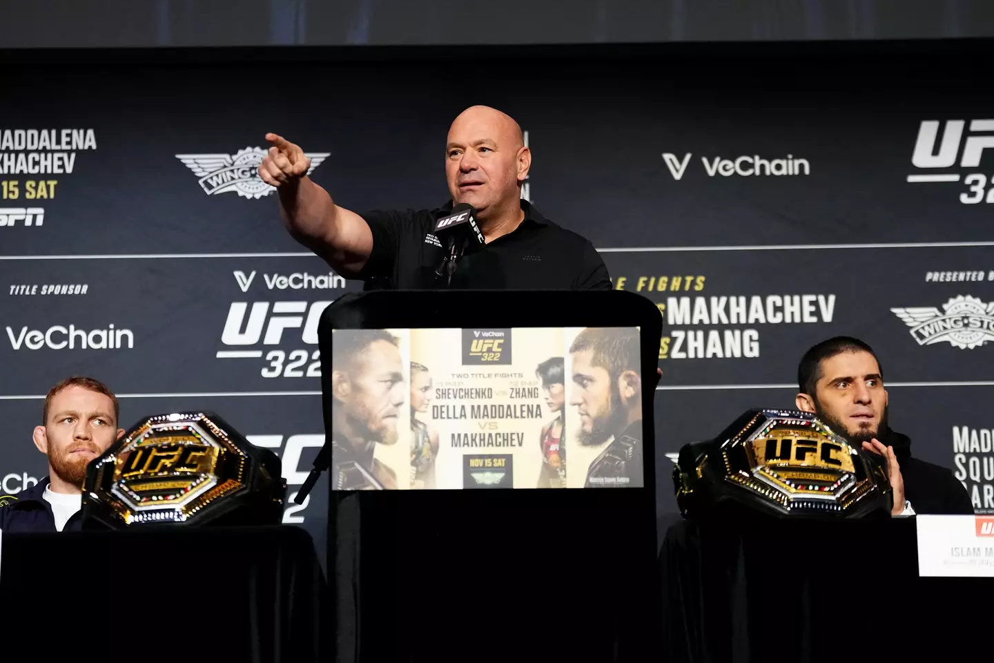 Dana White said he was unaware of Jake Paul vs. Anthony Joshua before it was made official. Image: Getty