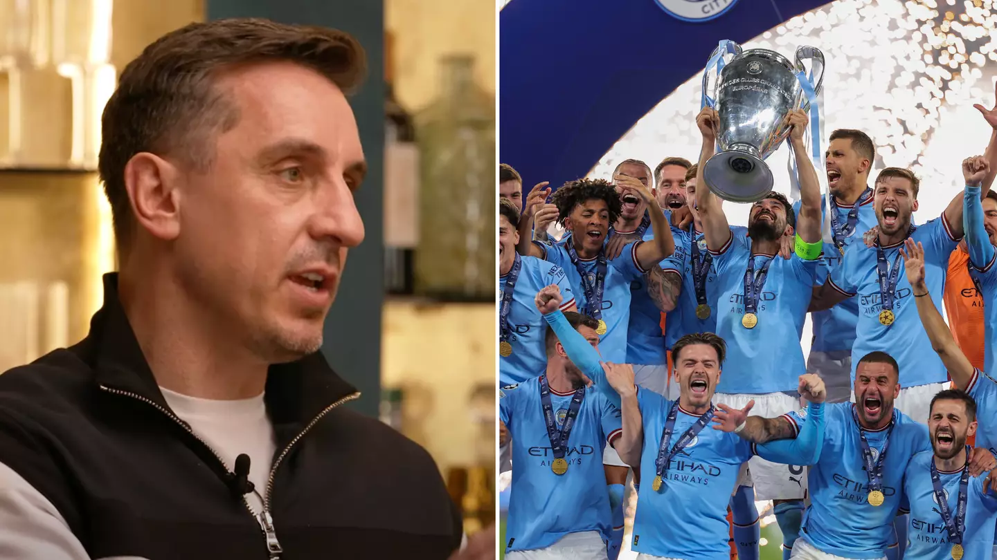 Gary Neville claims Man City have 'ruined' the Champions League as Man Utd comparison made