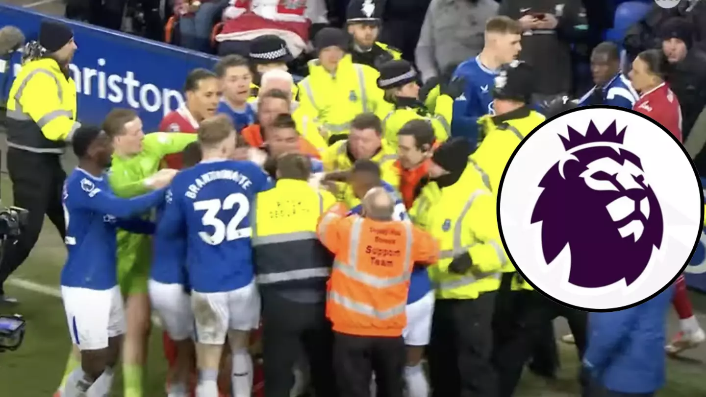 Premier League issue statement after Merseyside derby brawl with police investigation 'set to be launched'