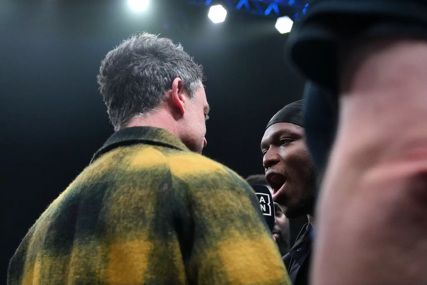 Wayne Bridge faced off with KSI before pulling out of the fight two days later. Image: Getty