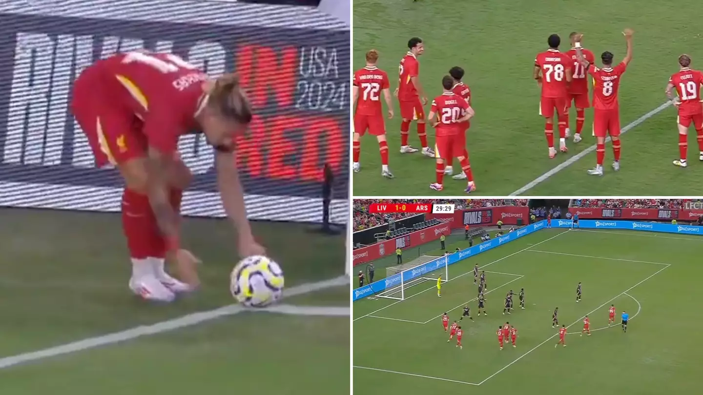 Liverpool fans blown away by Arne Slot's revolutionary corner routine against Arsenal