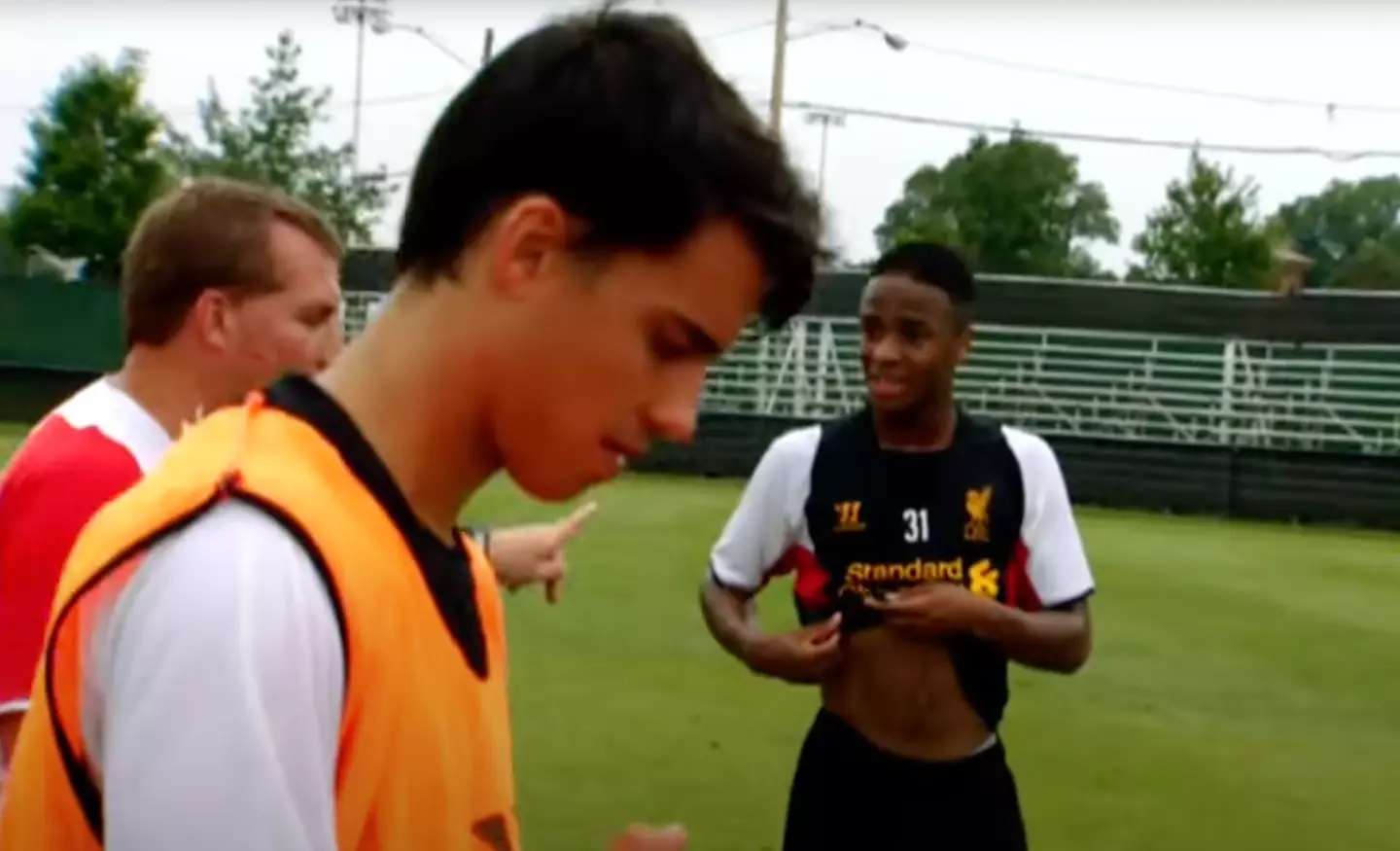 Rodgers was furious with Sterling. Image credit: YouTube/eir Sport