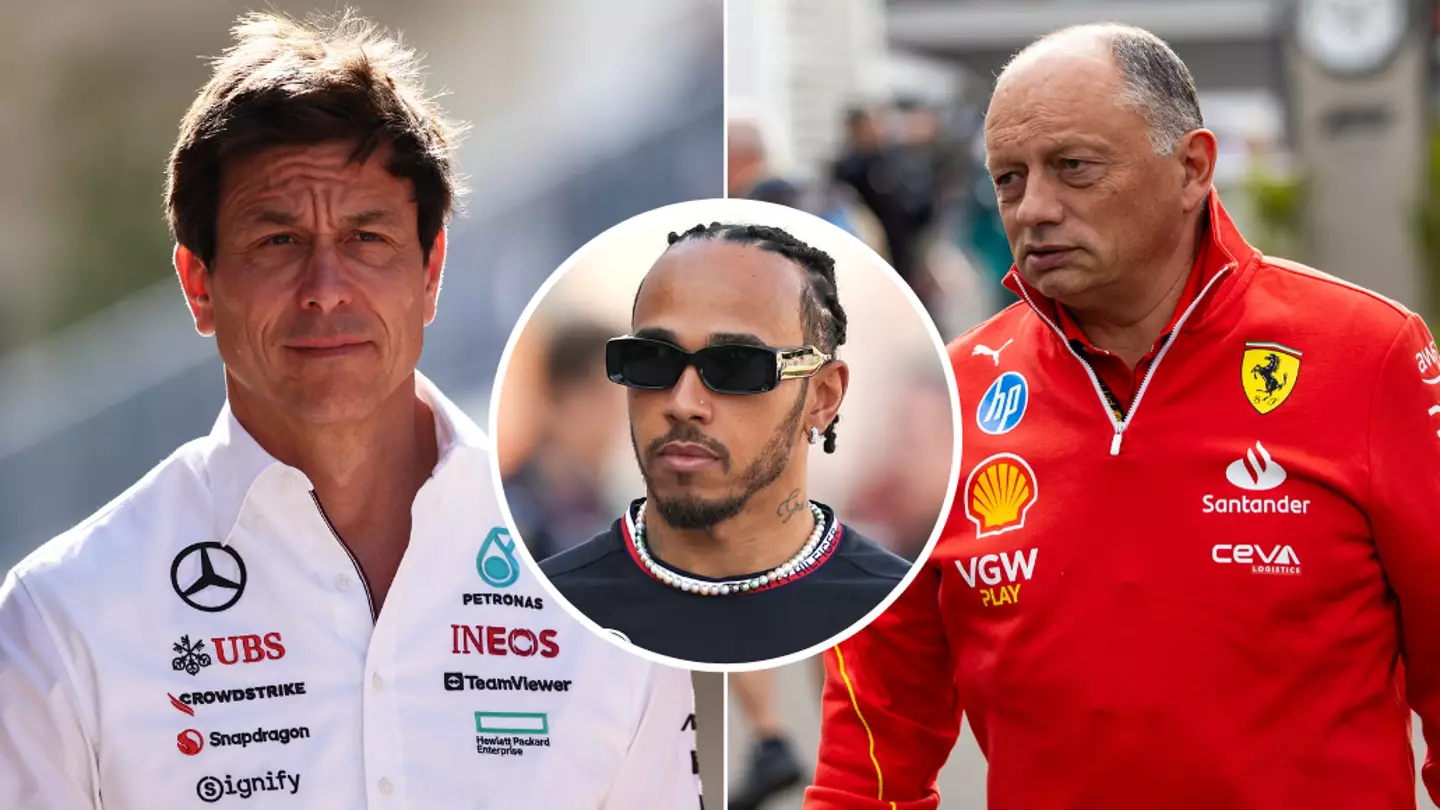 Toto Wolff reveals Ferrari boss' 'unusual reply' to text after Lewis Hamilton told him he was leaving Mercedes