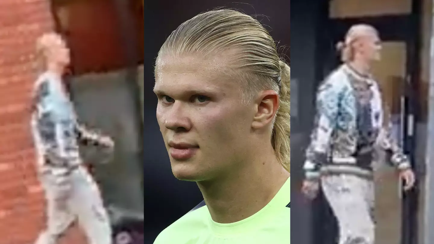 Manchester City's Erling Haaland heckled in the street by Manchester United fans begging him to join their club