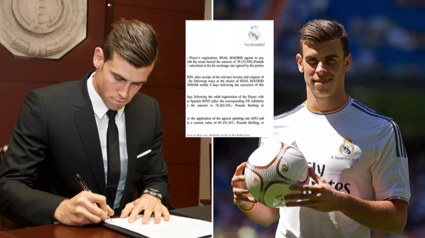 Leaked documents show the true transfer fee Real Madrid paid to sign Gareth Bale and how much he cost to insure
