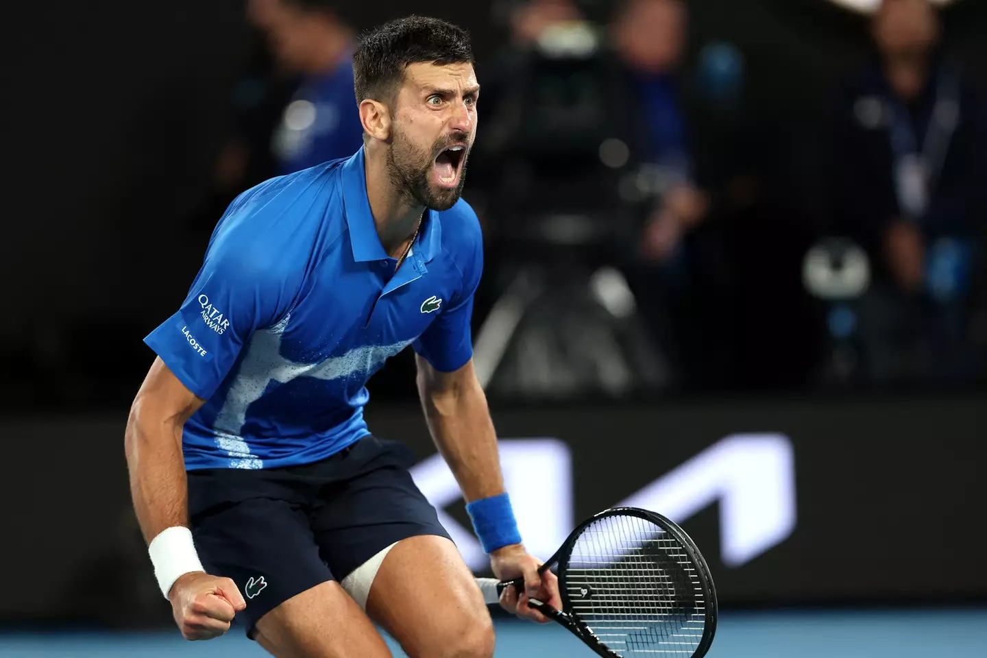 Novak Djokovic. Image: MARTIN KEEP / Contributor via Getty